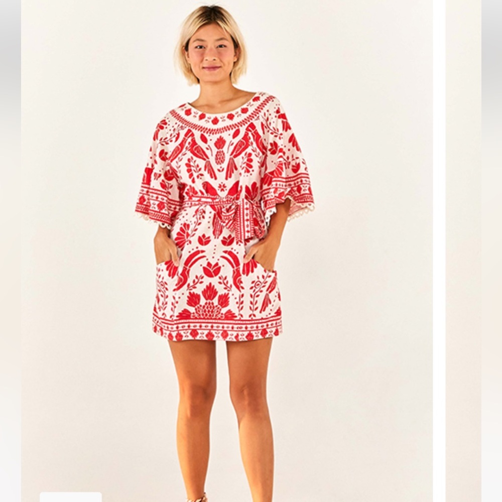 NWT Farm Rio Jungle Flow mini dress size S